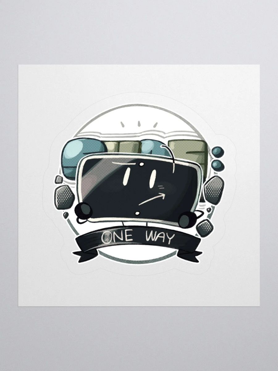 One Way Sticker product image (1)