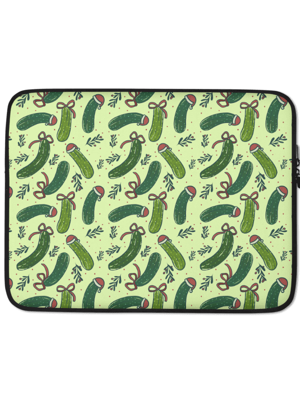 Christmas Dill Pickles Pattern Laptop Sleeve product image (3)