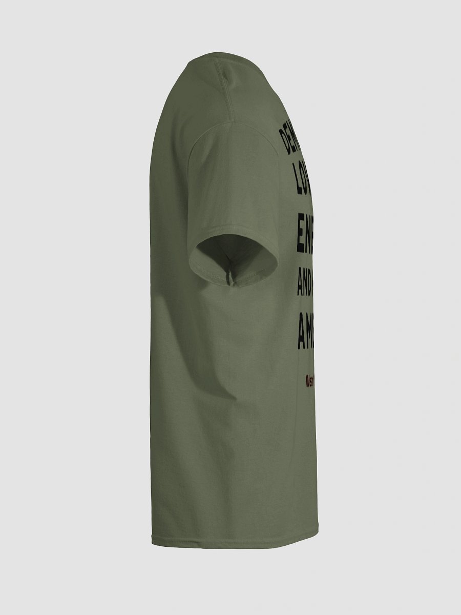 Democrats Love Our Enemies and Hate America: Tee (A) Black Ink product image (8)