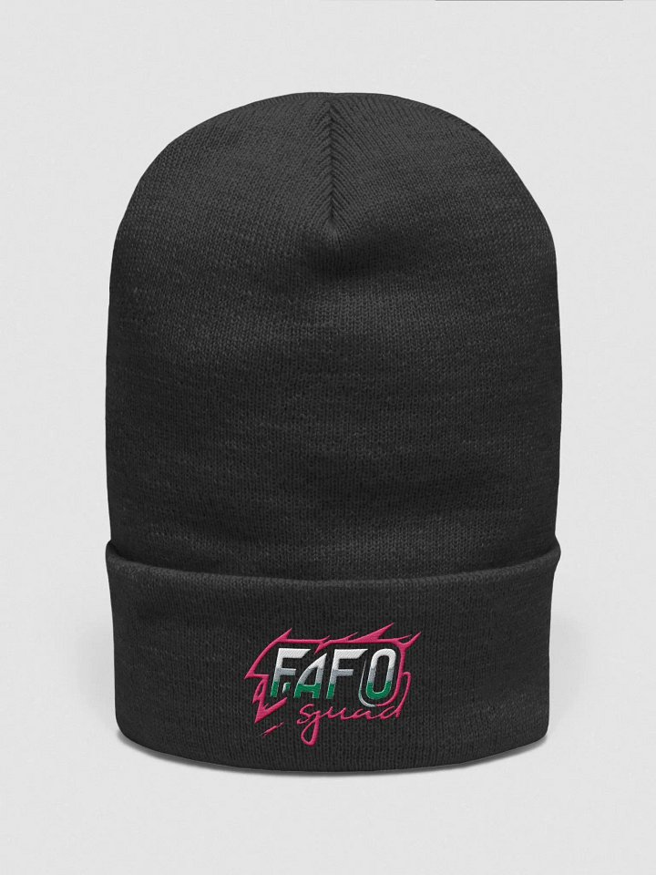 FAFO Squad Embroidered Beanie product image (1)