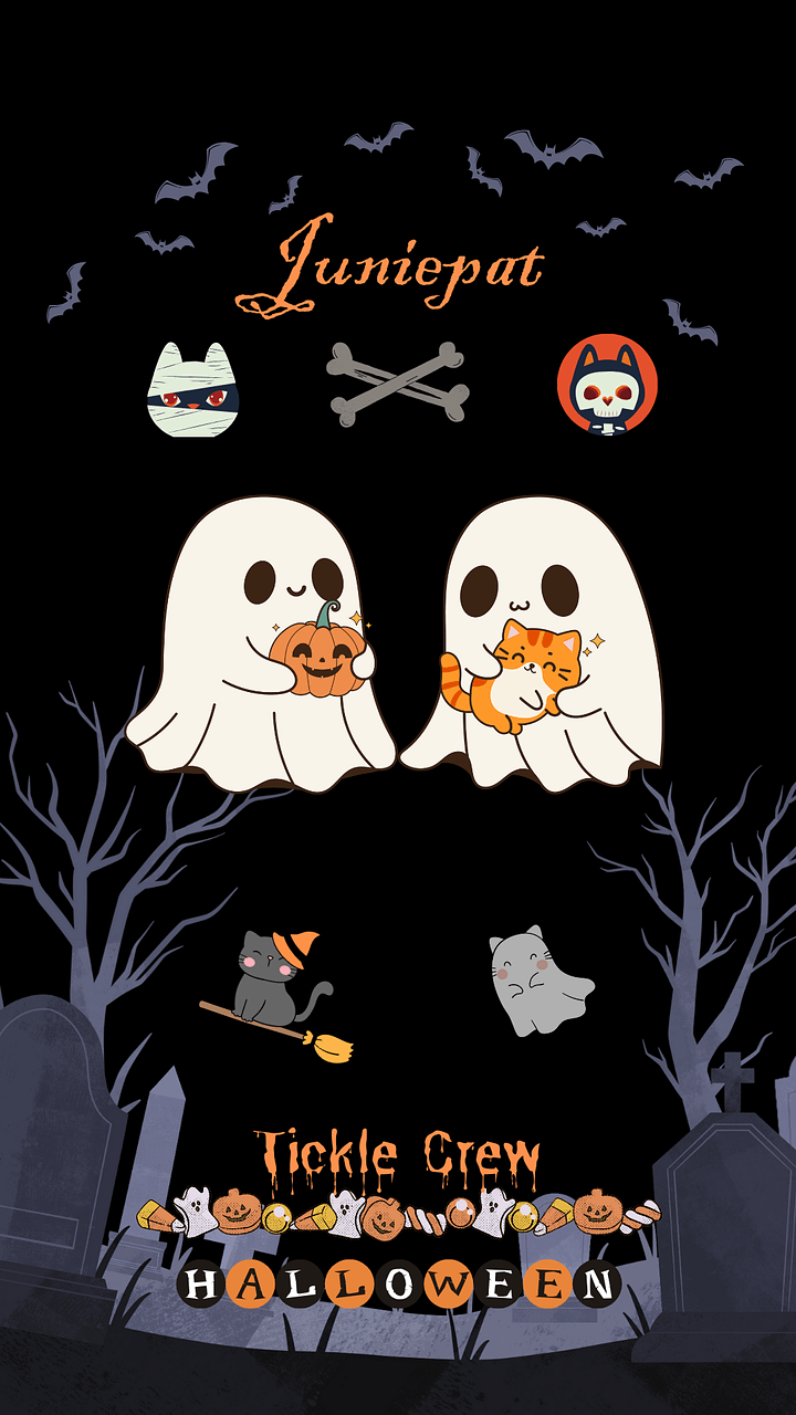 Tickle Crew Halloween 2024 Phone Wallpaper product image (1)