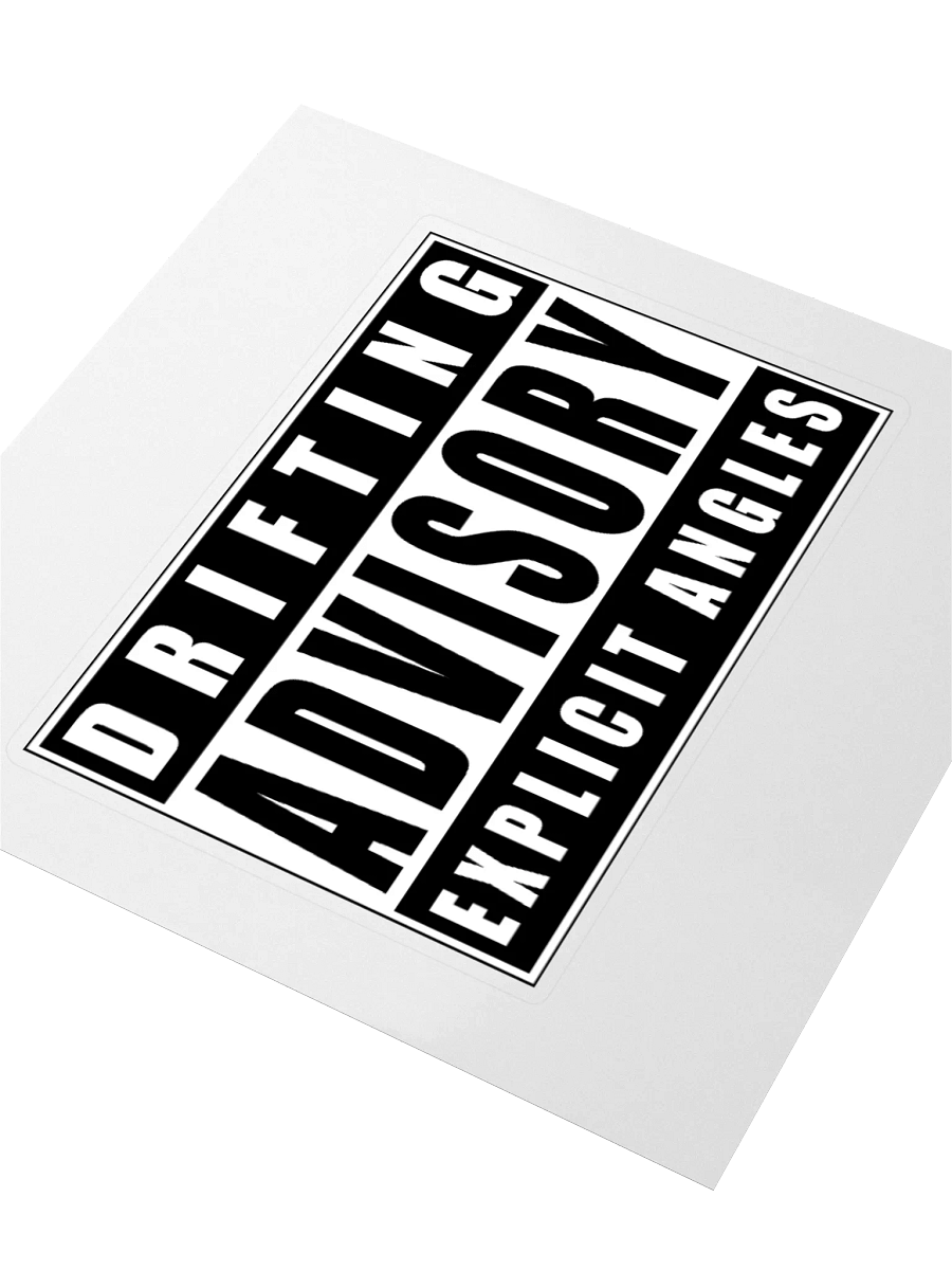 Drifting Advisory Sticker product image (3)
