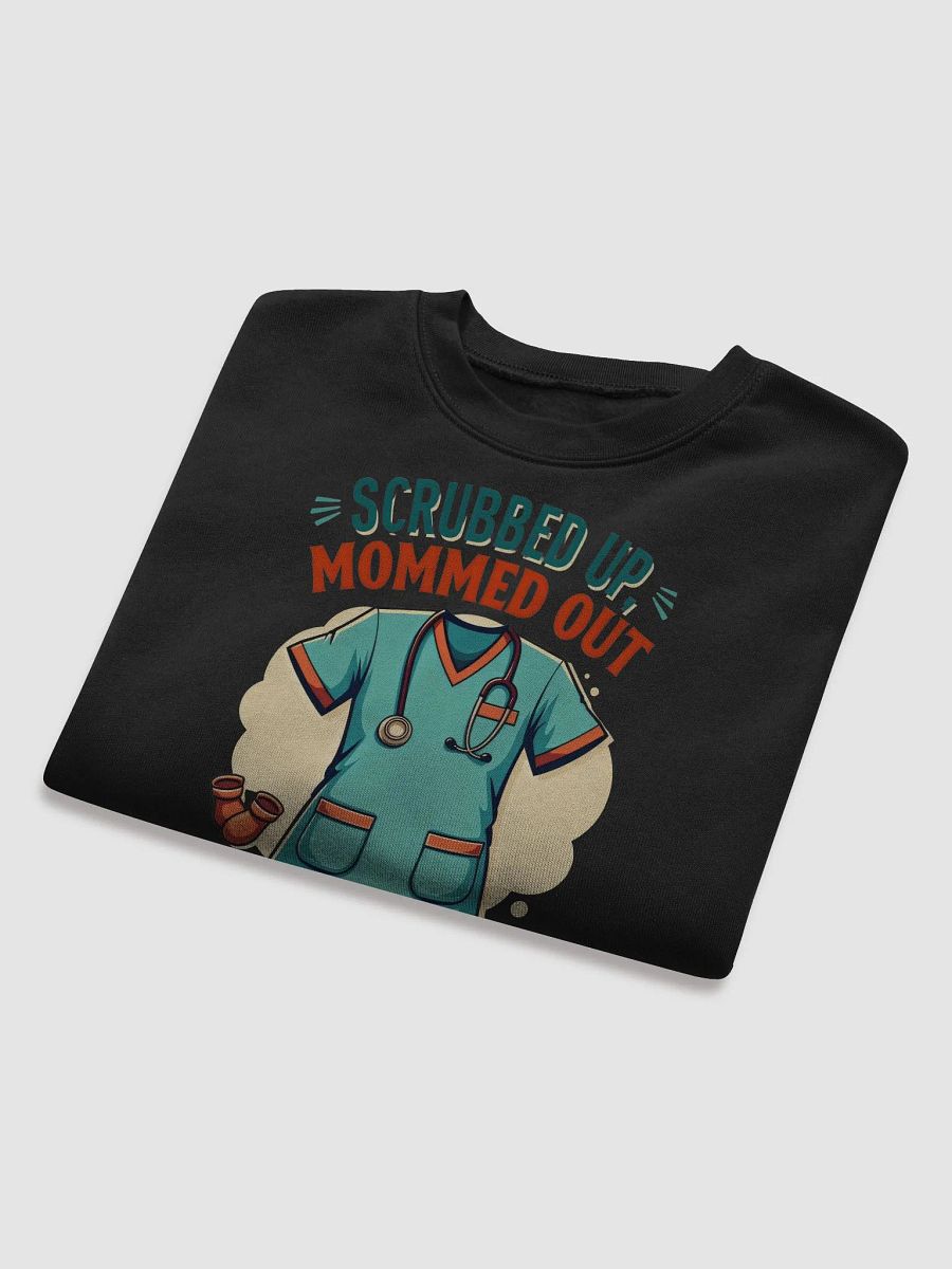Mom med Out & Scrubbed Up Crop Sweatshirt product image (22)