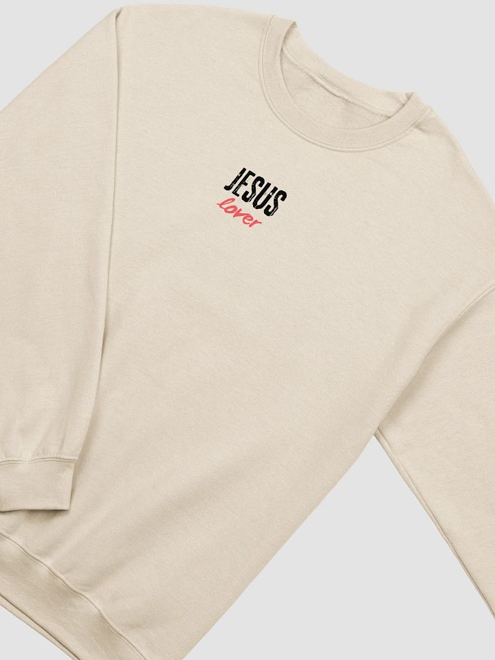 Jesus lover ( Long -Sleeve )Crew Neck product image (9)