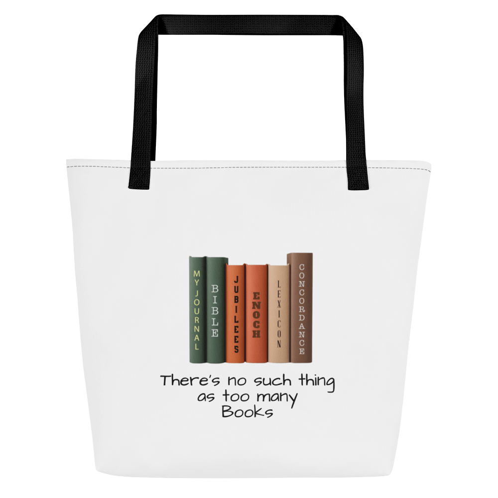 There's No Such Thing As Too Many Books Tote product image (1)