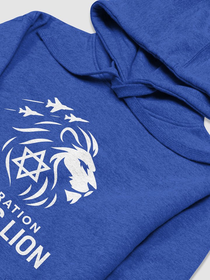 "OPERATION RISING LION" (WHITE EMBLEM) Hoodie product image (14)