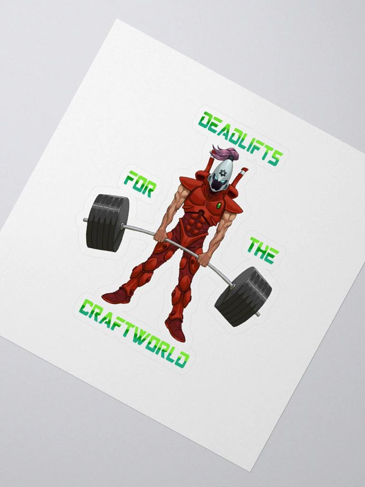 Deadlifts For The Craftworld! - Sticker product image (2)