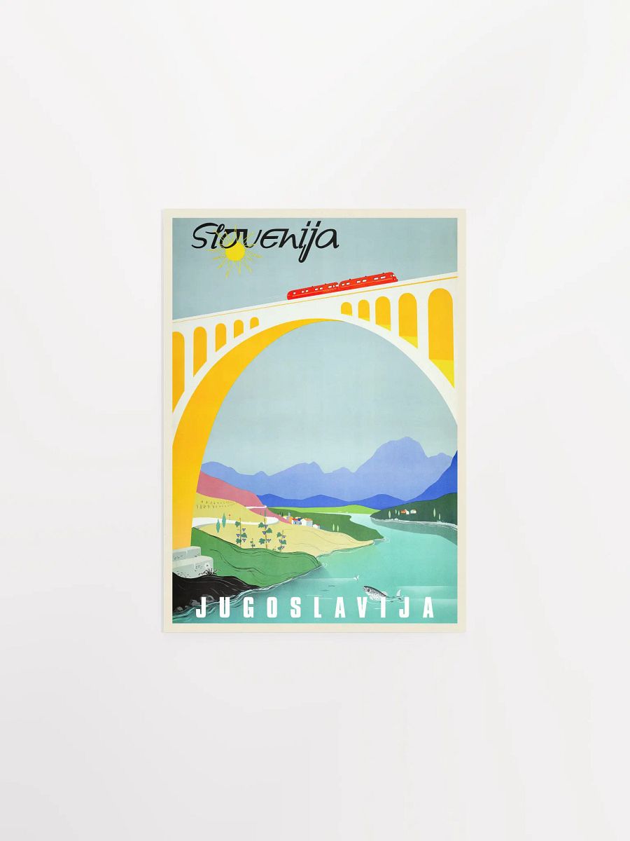 Yugoslavia, Slovenia/Slovenija, 1950s — retro vintage travel poster, retro travel art, retro travel wall art product image (6)