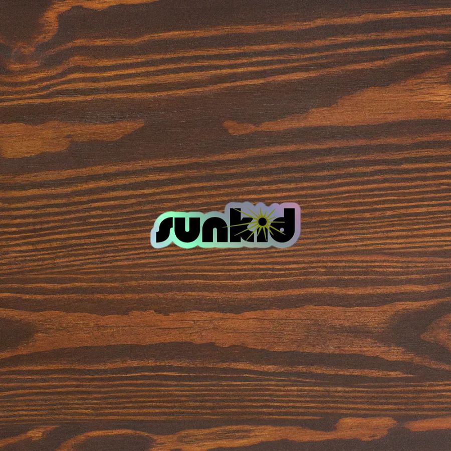 Holographic sunkid sticker product image (5)