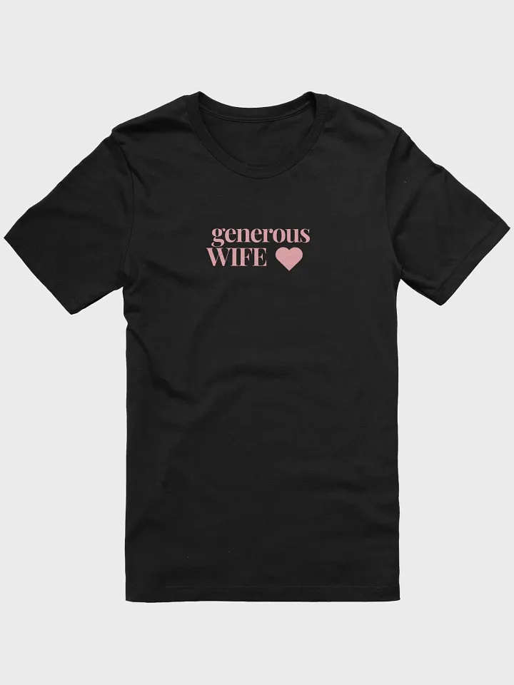 Generous Wife - Black T product image (1)