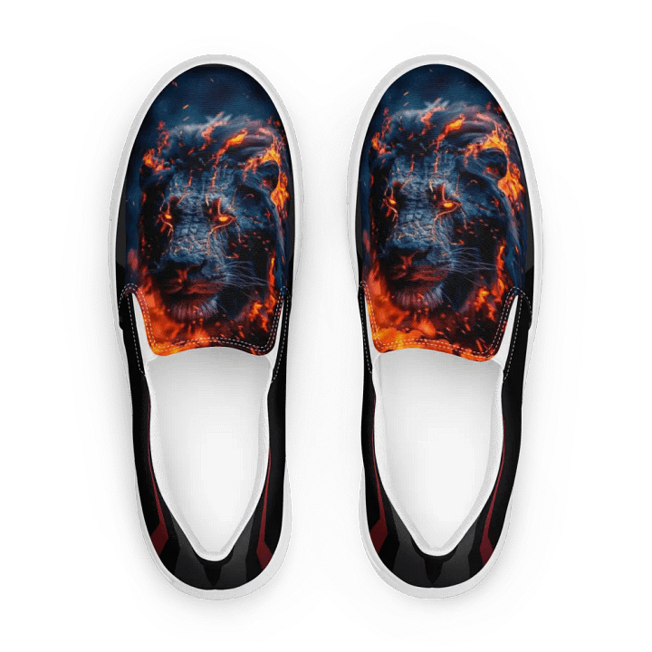 Fierce Lioness Flames Canvas Shoes product image (2)