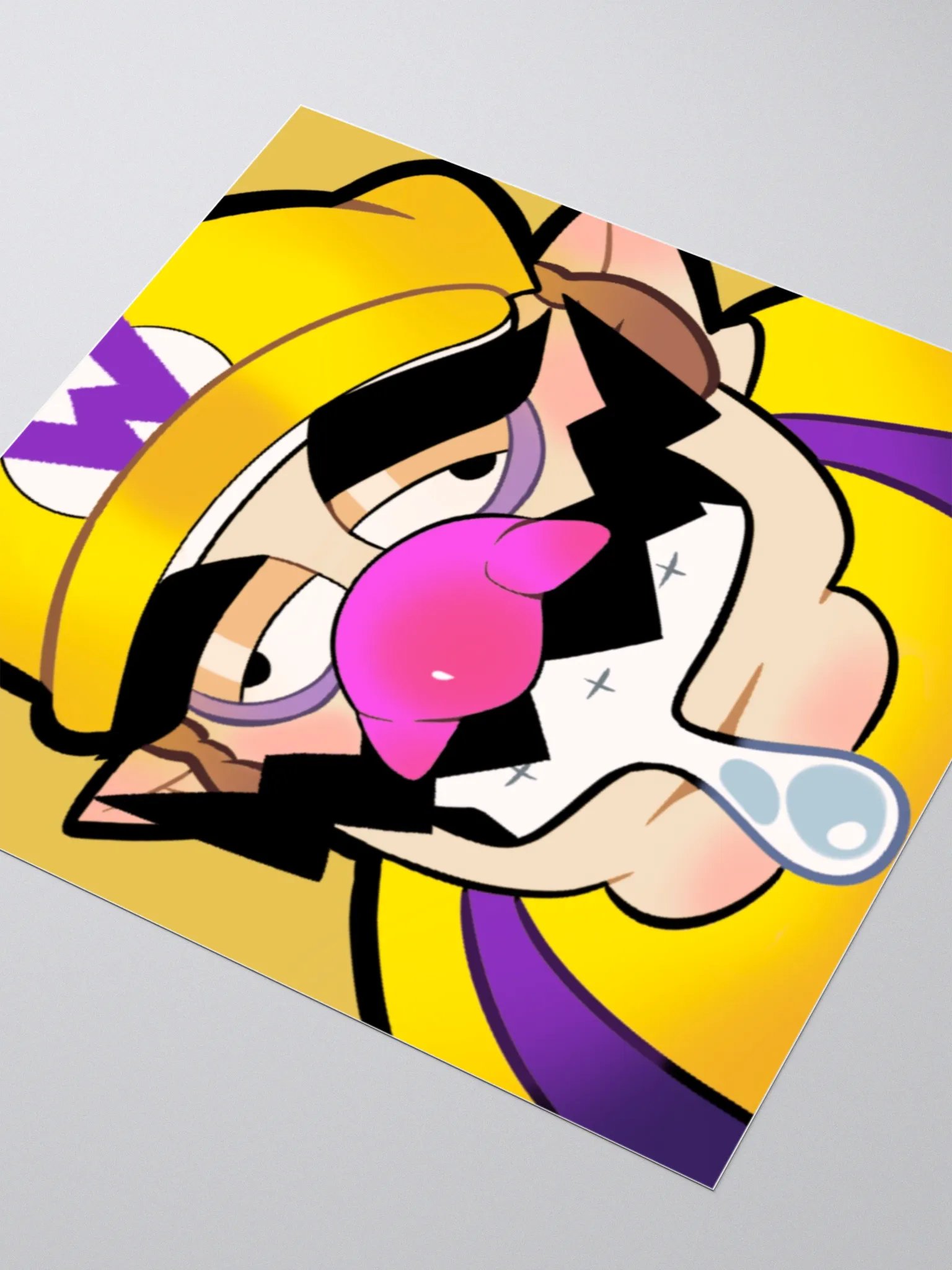 MARIOTHON WARIO STICKER product image (3)