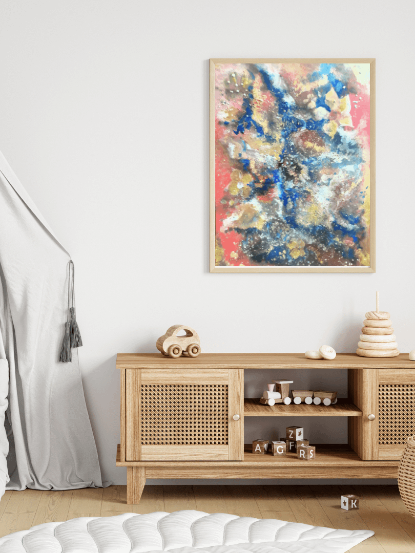 White cherry blossoms painting product image (6)