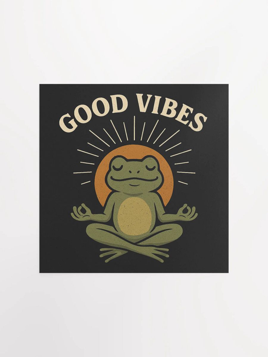 Good Vibes Matte Poster product image (3)