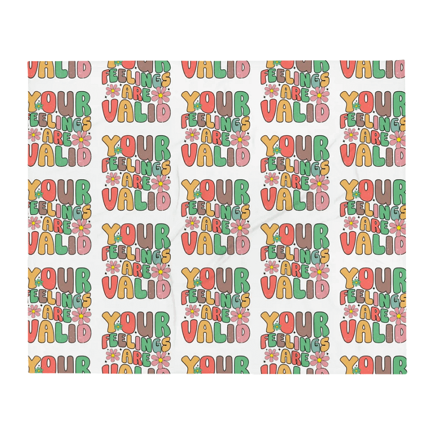 Your Feelings Are Valid Blanket product image (4)
