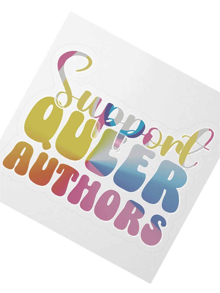 Support Queer Authors Sticker product image (2)