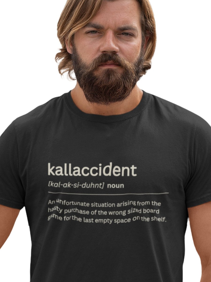 Funny Definition Board Gamer Shirt, Nerdy Board Game Collection Black T-shirt, Kallaccident product image (1)