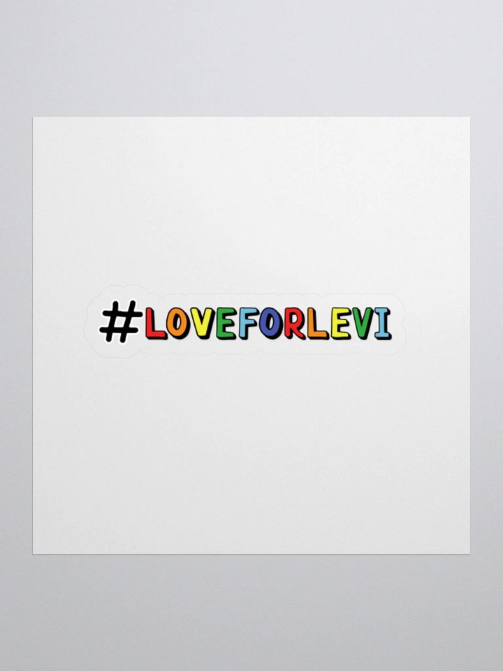 Love For Levi Sticker product image (1)