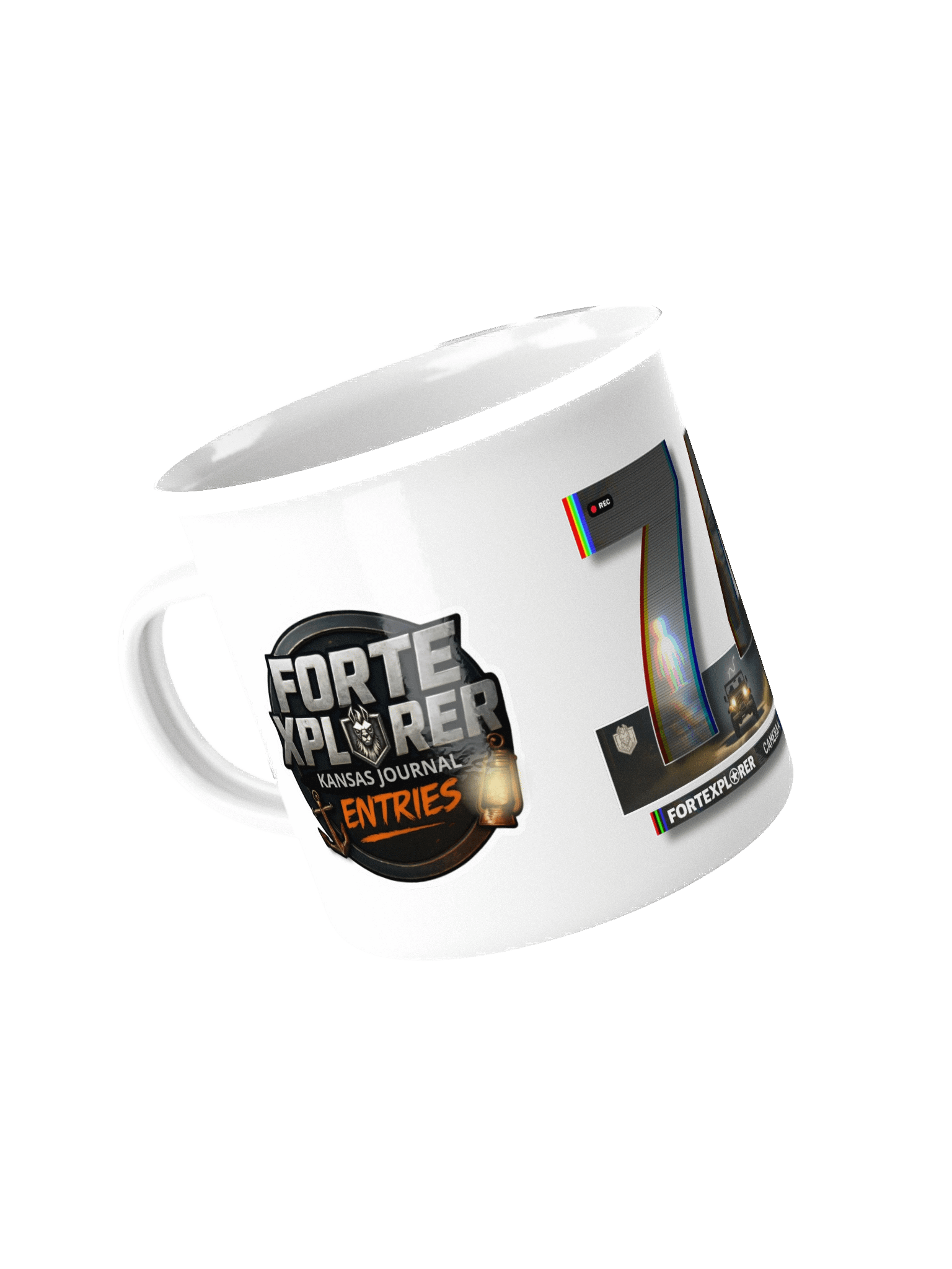 Forte Xplorer Enamel Mug – Camera 4 Recon Edition product image (4)