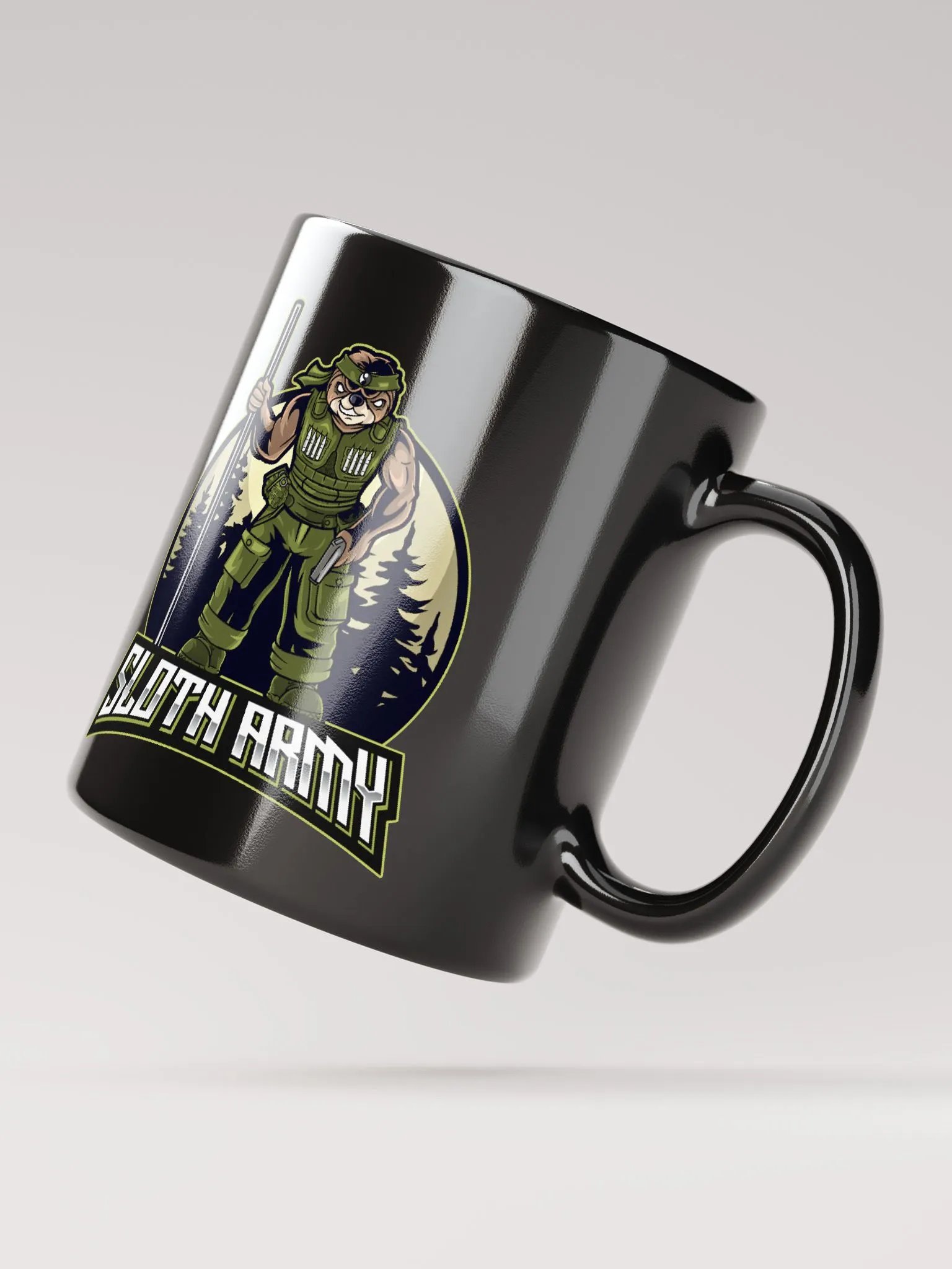 SlothArmy Black Mug product image (3)