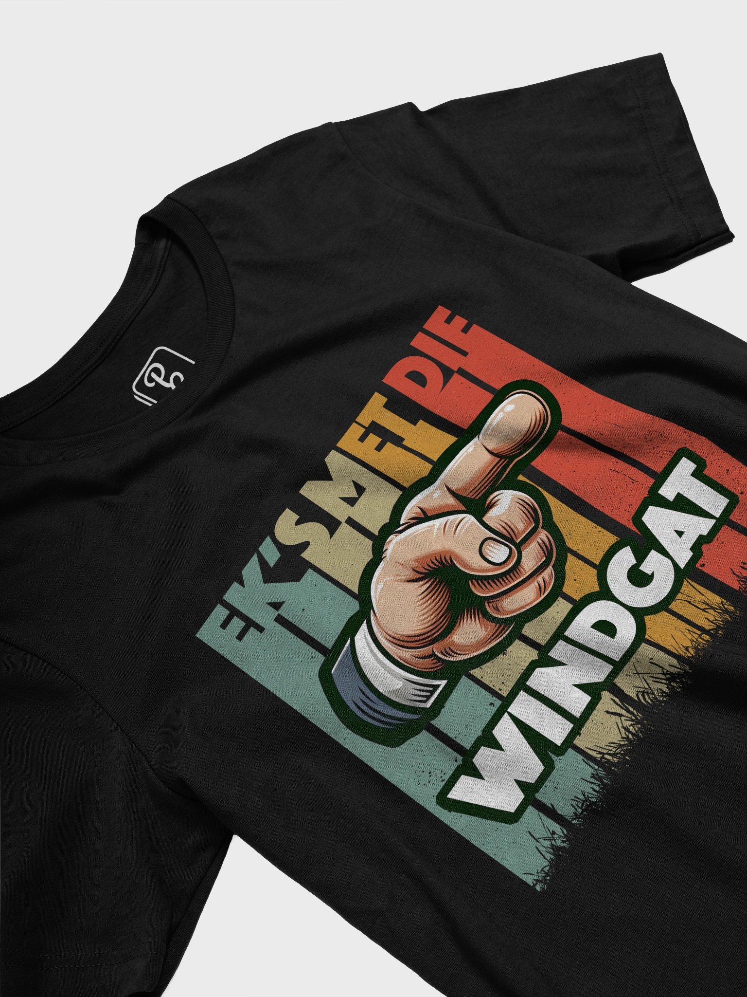 Ek's met die windgat! Afrikaans Tee product image (3)