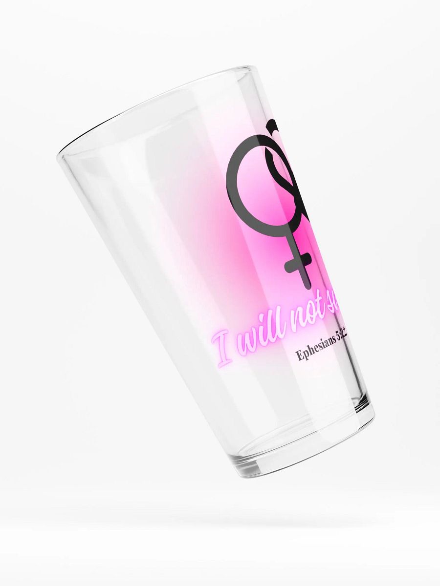 I Will Not Submit Pint product image (4)