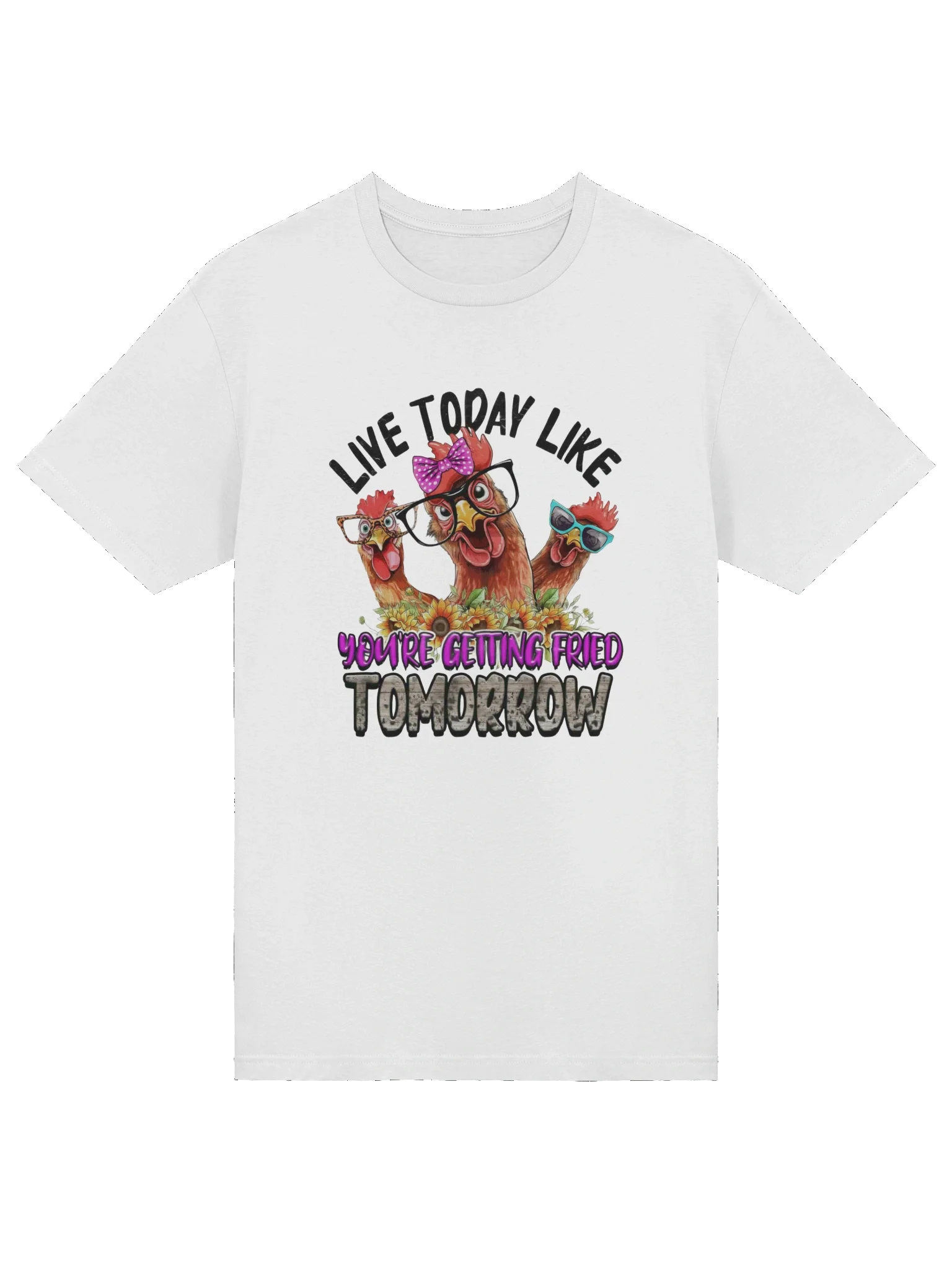 Fried Tomorrow Chickens Graphic Tee product image (5)
