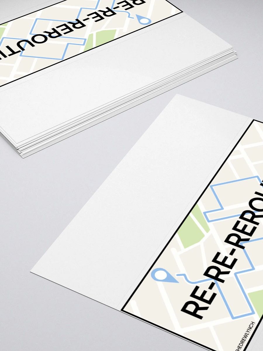 Re-Re-Rerouting Bumper Sticker product image (4)