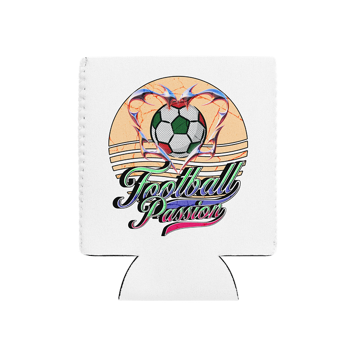 Passion Football Soccer Heartfelt Can Cooler product image (2)