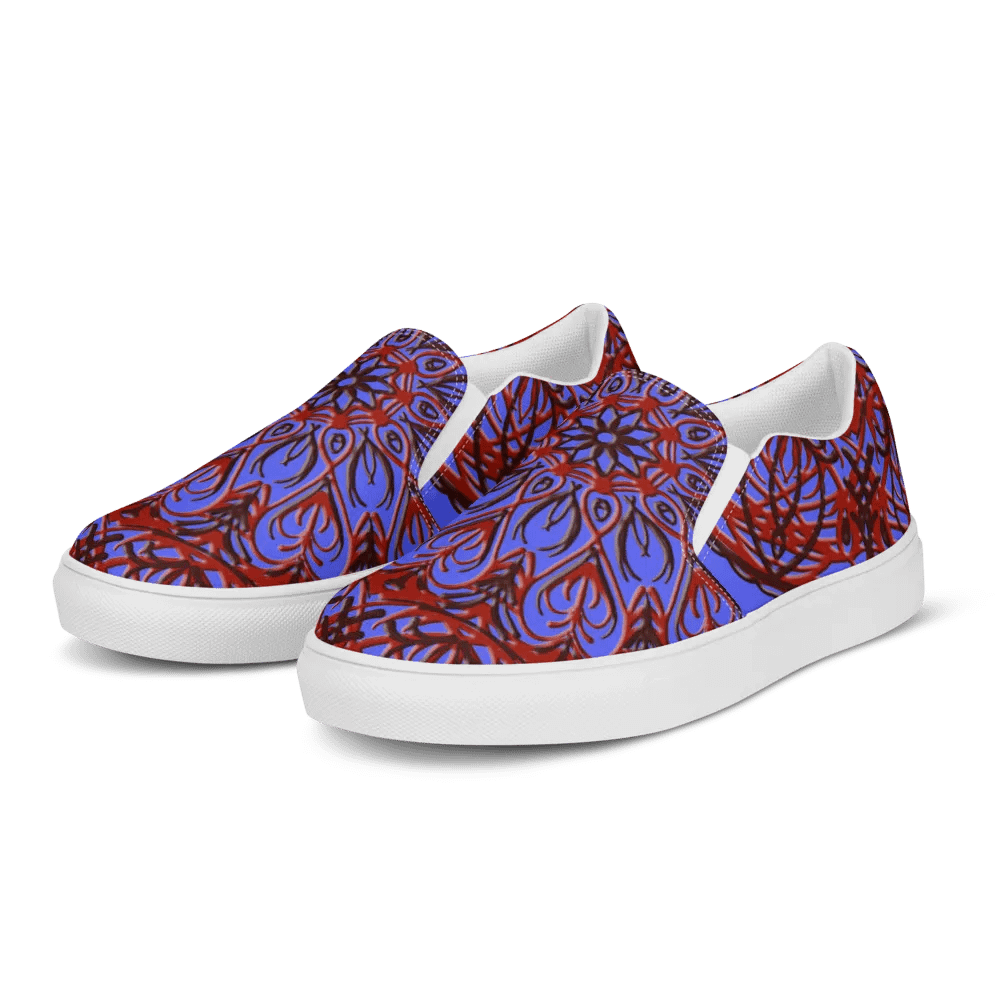 Mystic Red Mandala Slip-Ons product image (3)