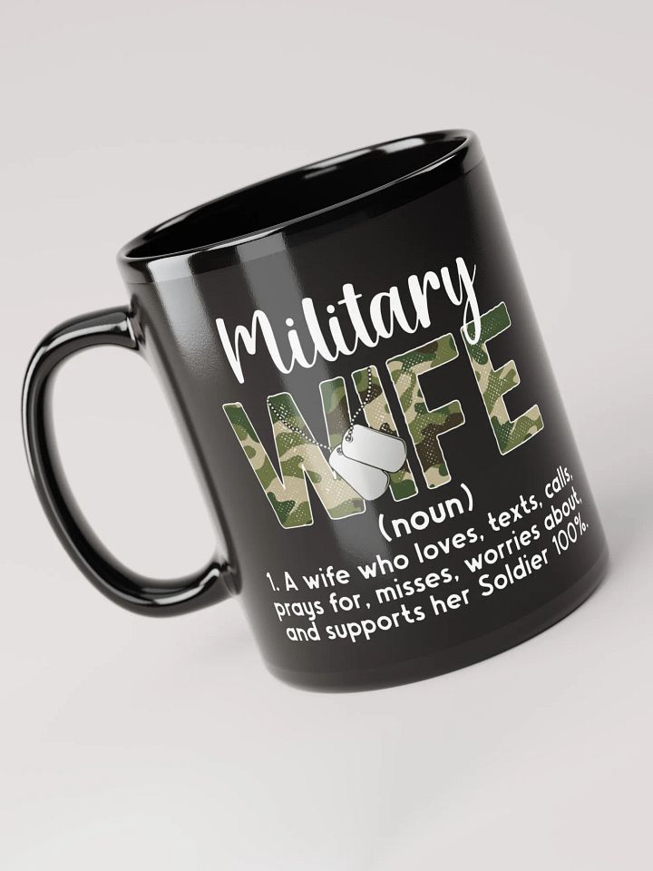 Military Wife - Black Mug product image (1)