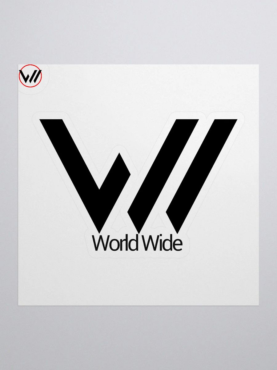 WorldWide Kiss Cut Stickers product image (1)