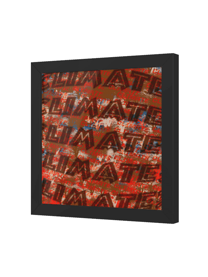 Scared For The Climate - Framed Print product image (2)