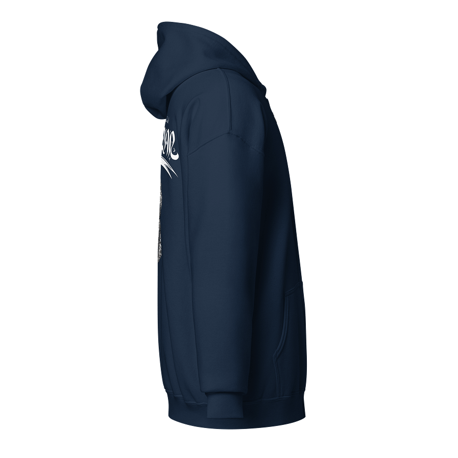 MUSLIM Signature Navy Zip Hoodie - UNISEX Embroidery product image (4)