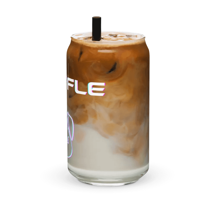 Fluffle 16oz glass product image (42)