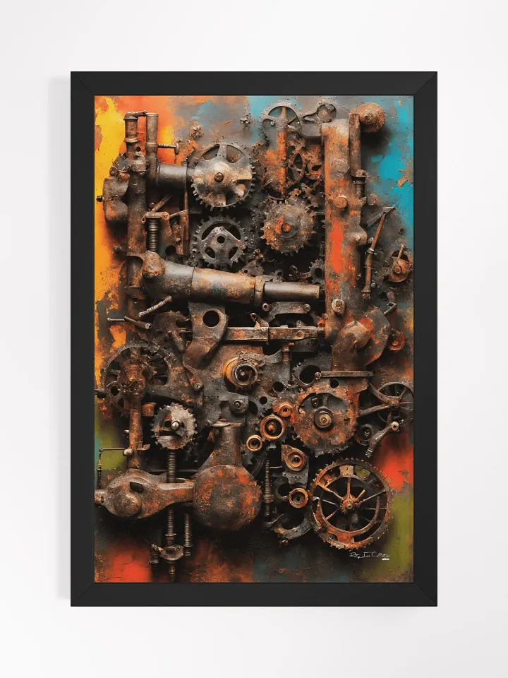 Industrial Style Rusty Metal Wall Decor product image (2)