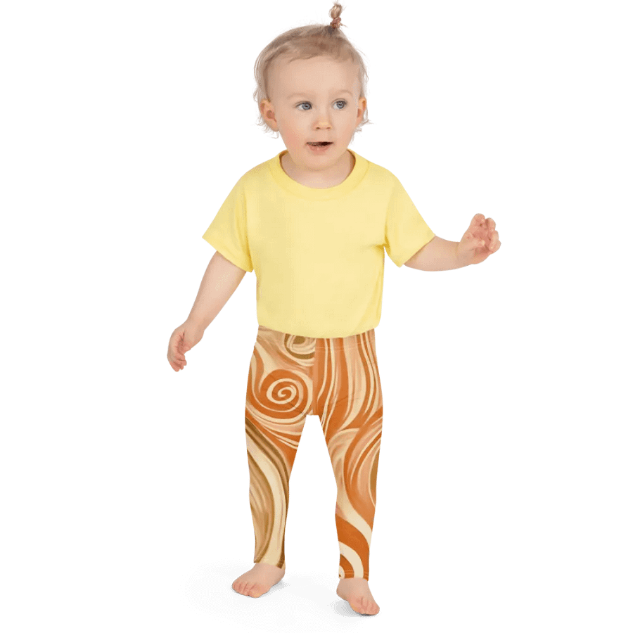 Funky Latte Liquid Tie-Dye Kid's and Toddler's Leggings product image (7)