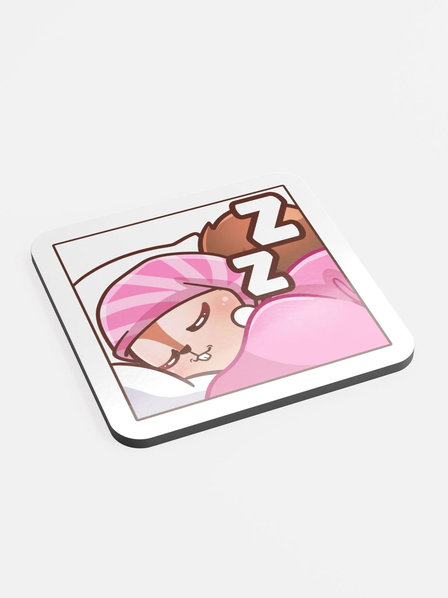 Dreamy Slumber Glossed Cork Coaster product image (2)
