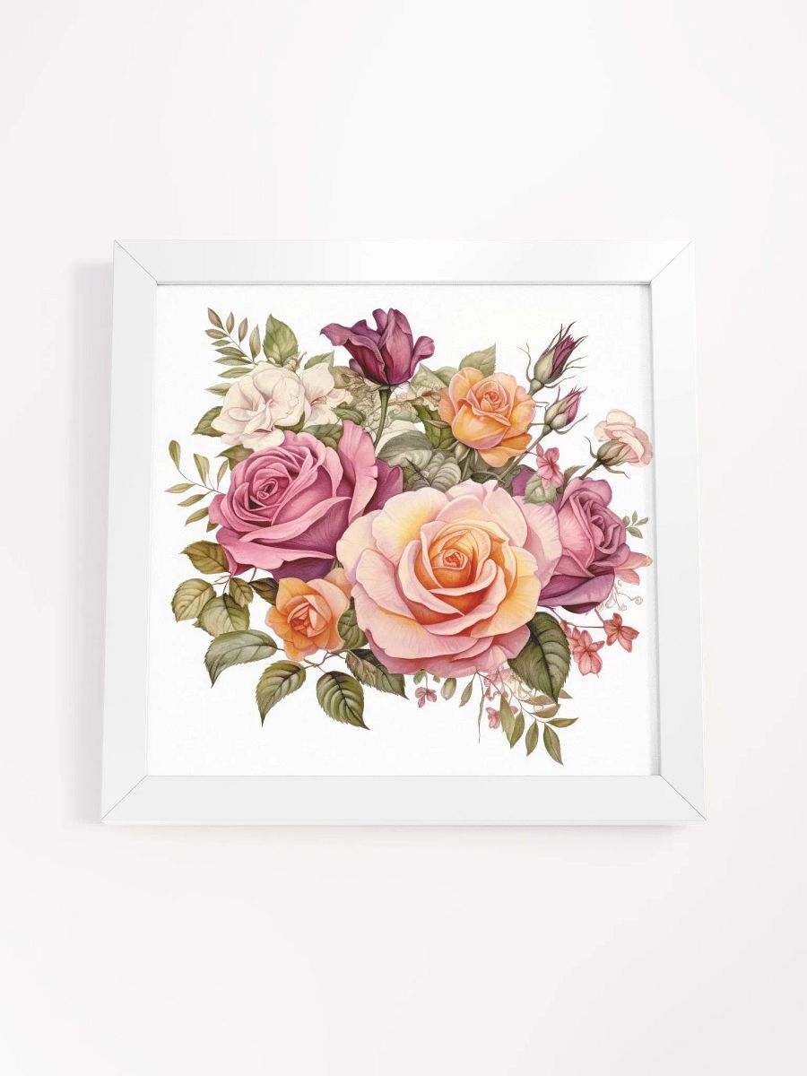 Roses Bouquet Watercolor Wall Art product image (24)