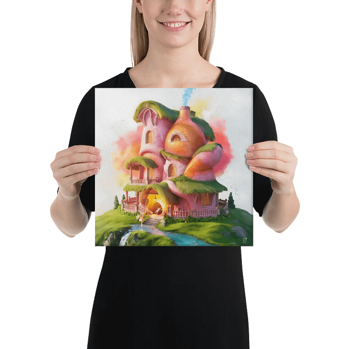 Watercolour Fairy House Art - v7 product image (2)