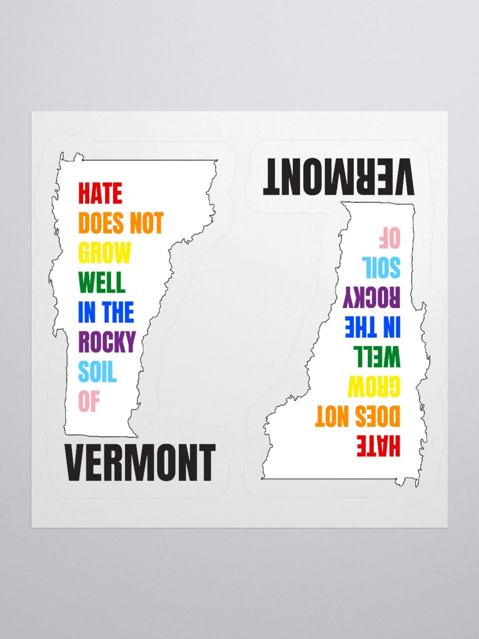 Rocky Soil State Pride Stickers product image (1)