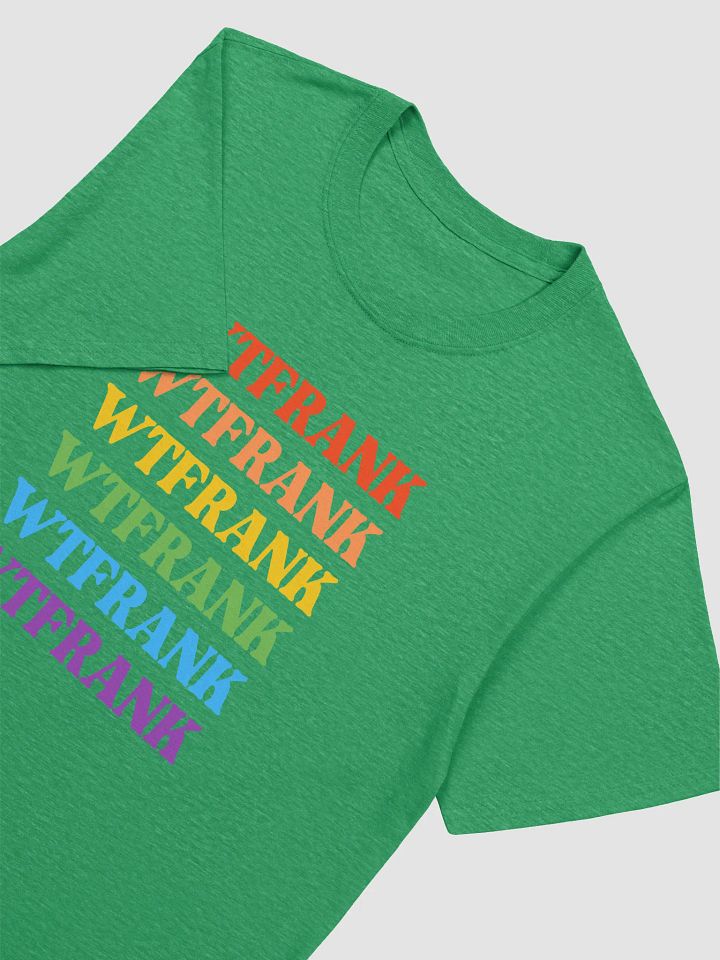 Rainbow WTFRANK Unisex Tee product image (2)