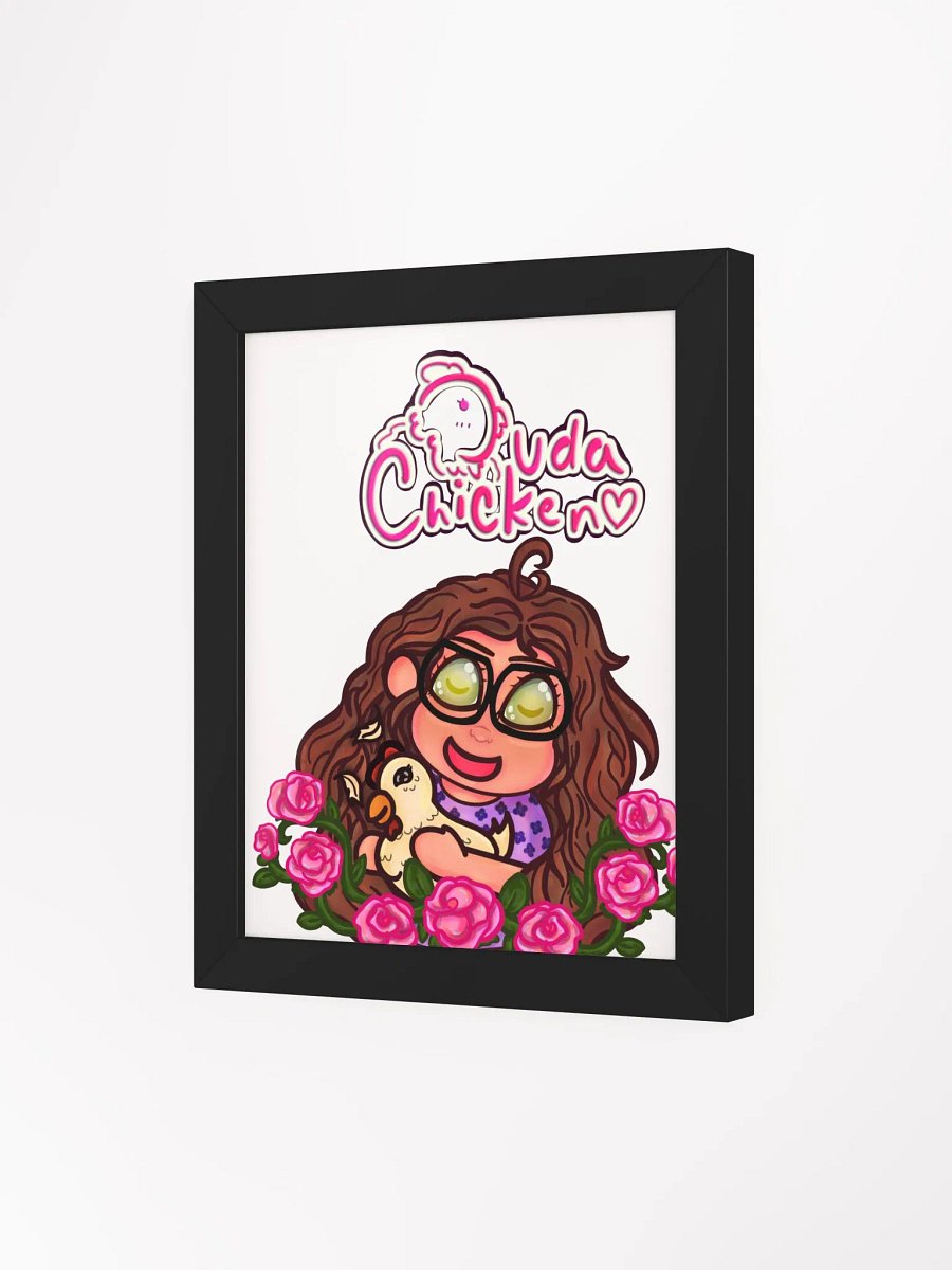 Whimsical Chick Love Framed Poster product image (61)