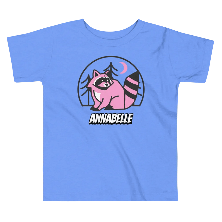 Annabelle's Pink Raccoon Toddler Tee product image (5)