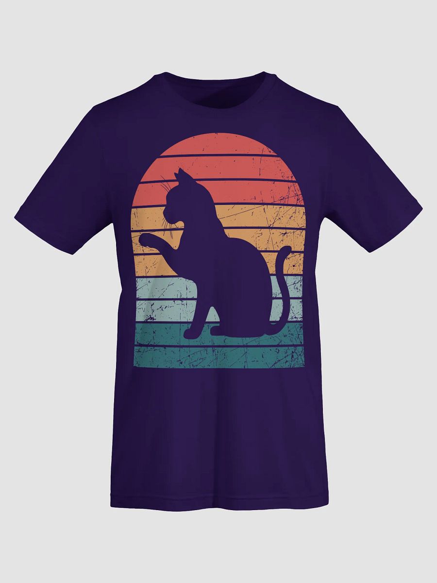 Retro Vintage Cat T-Shirt – Cool 70s Style Feline Tee for Cat Lovers product image (5)