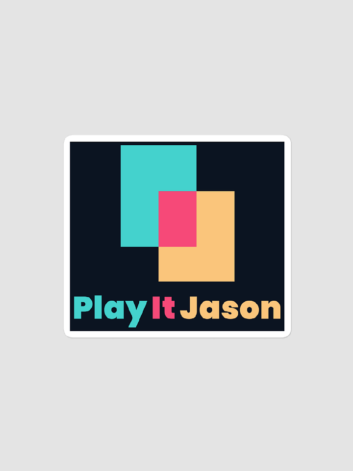 PlayItJason Logo Sticker product image (1)