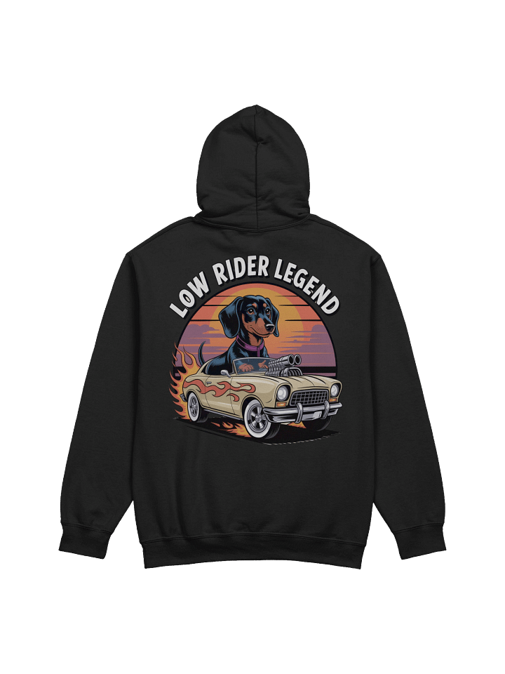 Low Rider Legend Dachshund Car Hoodie product image (5)