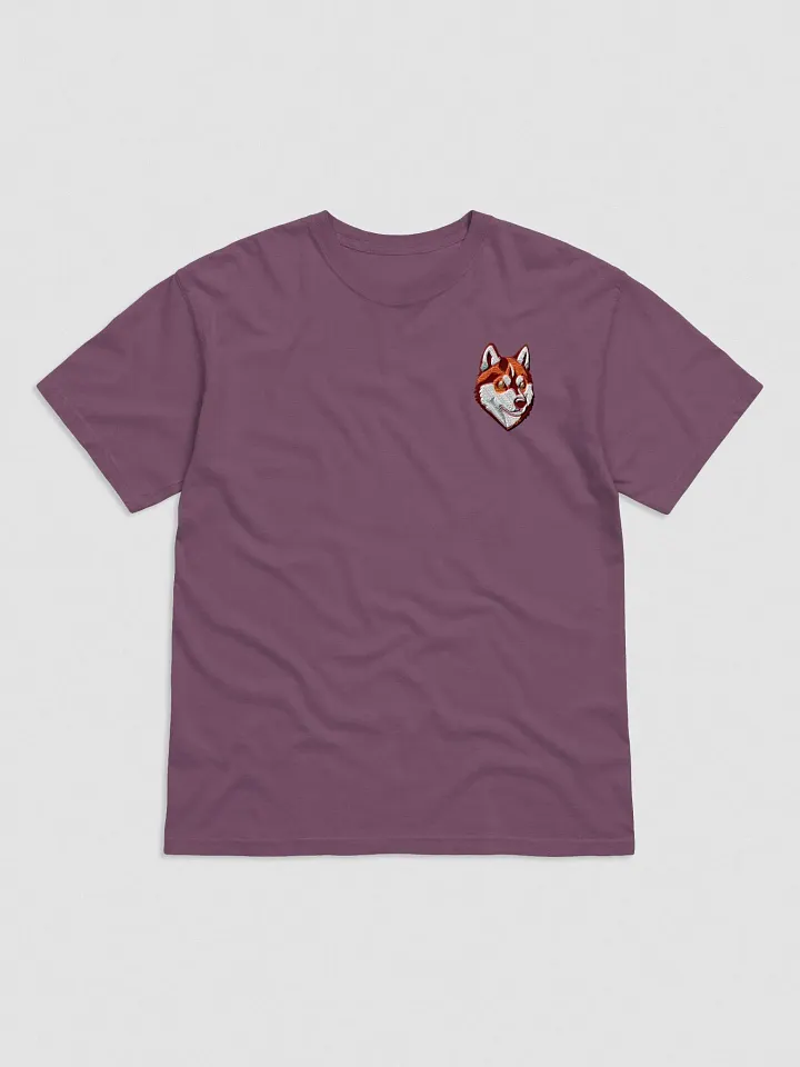 Cute Red Siberian Husky Graphic Cotton Tee product image (1)