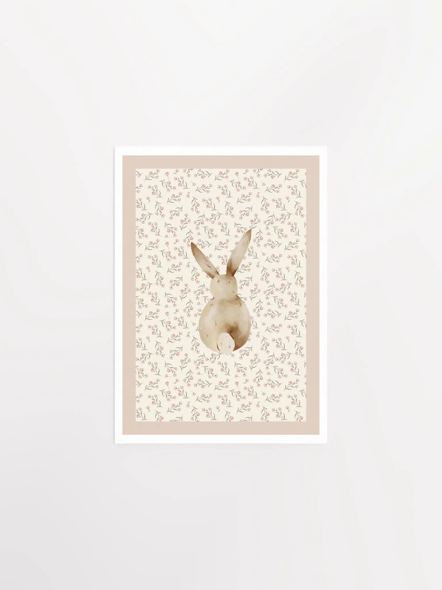Bunny Boho Nursery Print 1 product image (2)