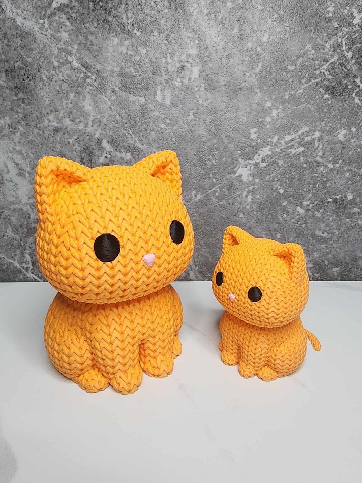 "Knitted" Orange Cat product image (1)